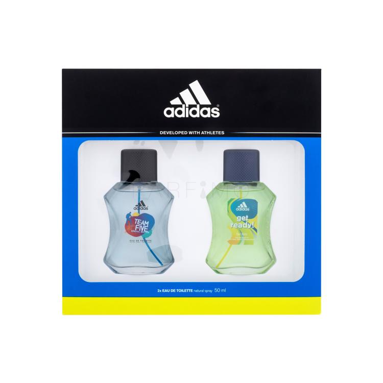 Adidas Team Five Pacco regalo eau de toilette 50 ml + eau de toilette Preparati! 50 ml