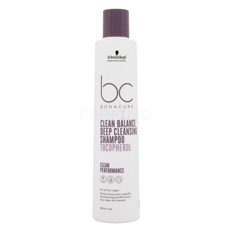Schwarzkopf Professional BC Bonacure Clean Balance Tocopherol Shampoo Shampoo donna 250 ml