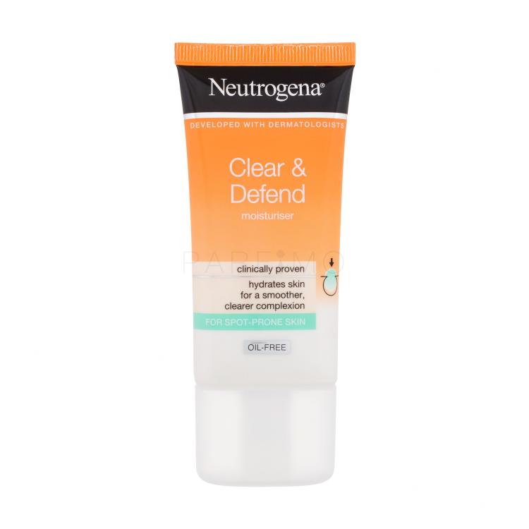 Neutrogena Clear &amp; Defend Moisturizer Crema giorno per il viso 50 ml