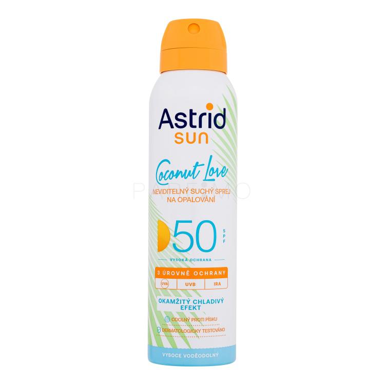 Astrid Sun Coconut Love Dry Mist Spray SPF50 Protezione solare corpo 150 ml