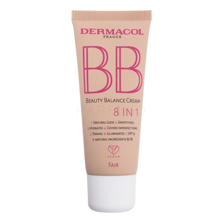 Dermacol BB Beauty Balance Cream 8 IN 1 SPF15 BB cream donna 30 ml Tonalità 1 Fair