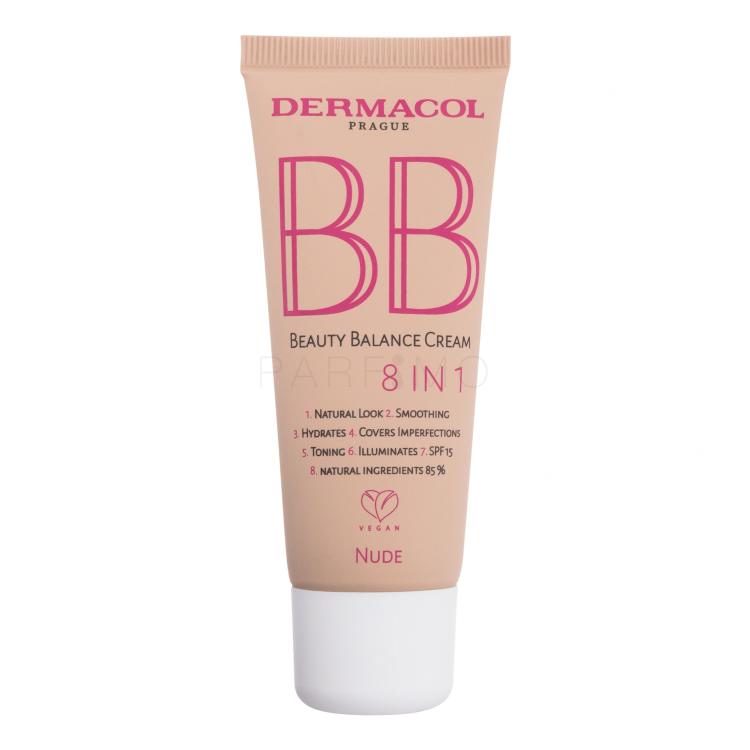 Dermacol BB Beauty Balance Cream 8 IN 1 SPF15 BB cream donna 30 ml Tonalità 2 Nude