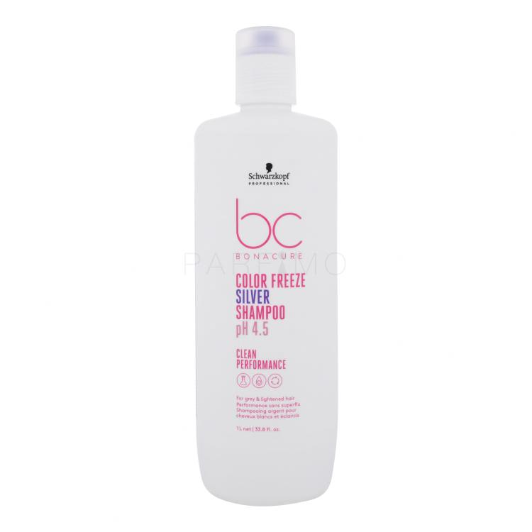 Schwarzkopf Professional BC Bonacure Color Freeze pH 4.5 Shampoo Silver Shampoo donna 1000 ml