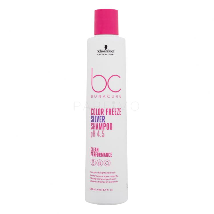 Schwarzkopf Professional BC Bonacure Color Freeze pH 4.5 Shampoo Silver Shampoo donna 250 ml
