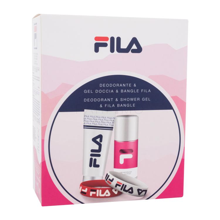 Fila Fila Pacco regalo deodorant 150 ml + sprchový gel 200 ml + náramek 2 ks