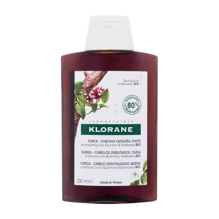 Klorane Organic Quinine &amp; Edelweiss Strength - Thinning Hair, Loss Shampoo donna 200 ml