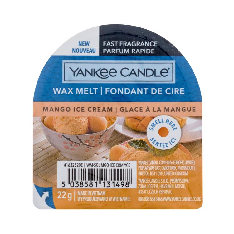 Yankee Candle Mango Ice Cream Cera profumata 22 g