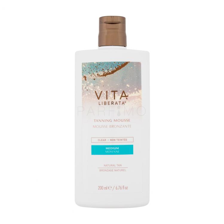 Vita Liberata Tanning Mousse Clear Prodotti autoabbronzanti donna 200 ml Tonalità Medium