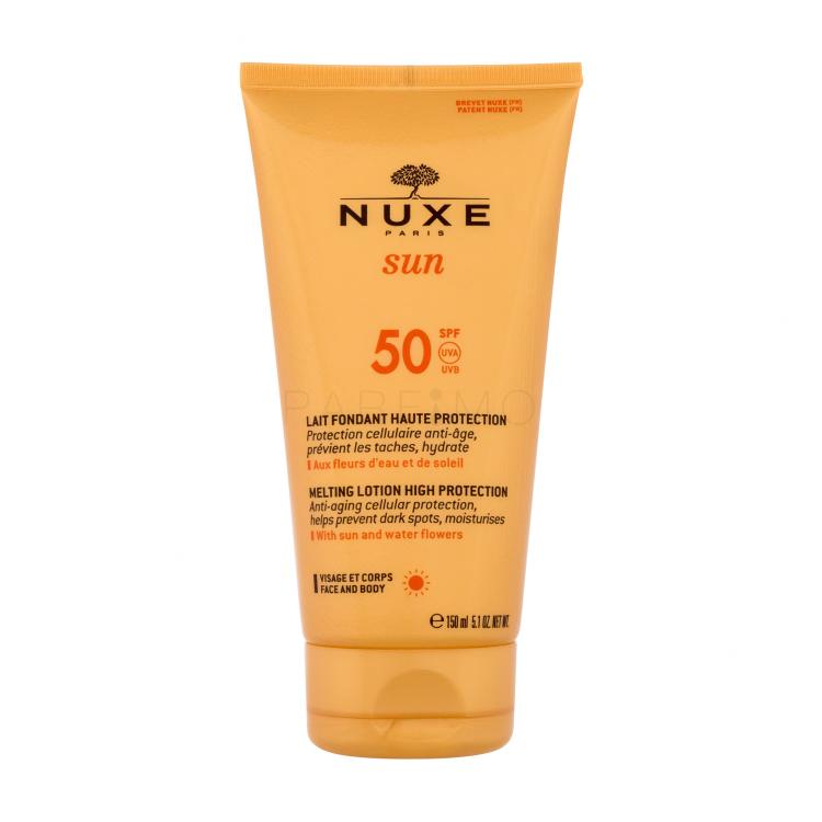 NUXE Sun High Protection Melting Lotion SPF50 Protezione solare corpo donna 150 ml
