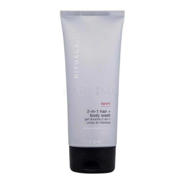 Rituals Sport 2-in-1 Hair + Body Wash Doccia gel uomo 200 ml