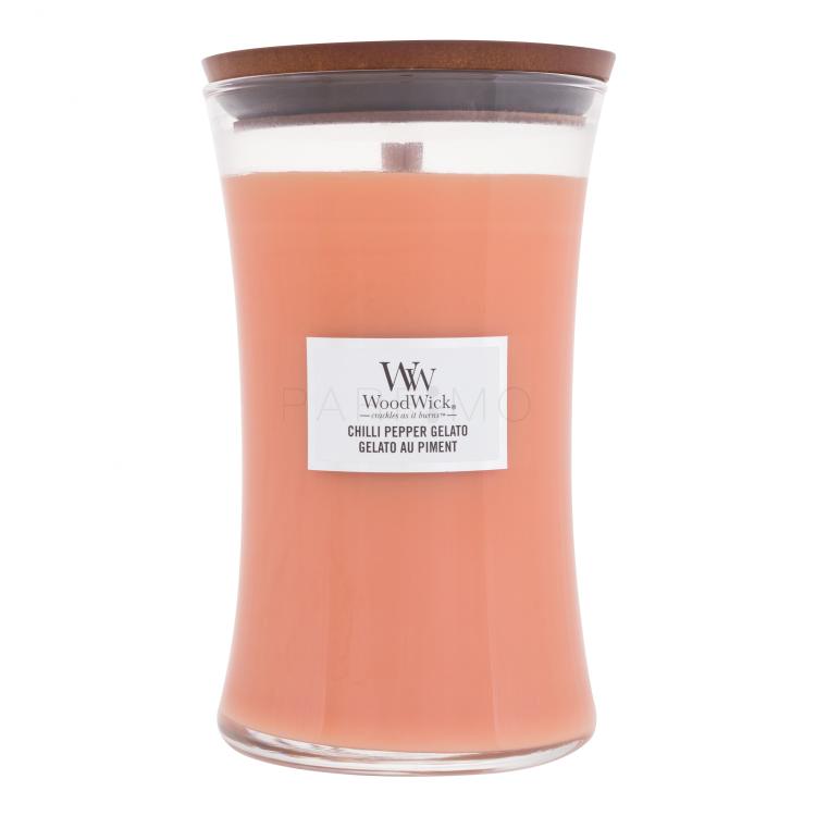 WoodWick Chilli Pepper Gelato Candela profumata 610 g