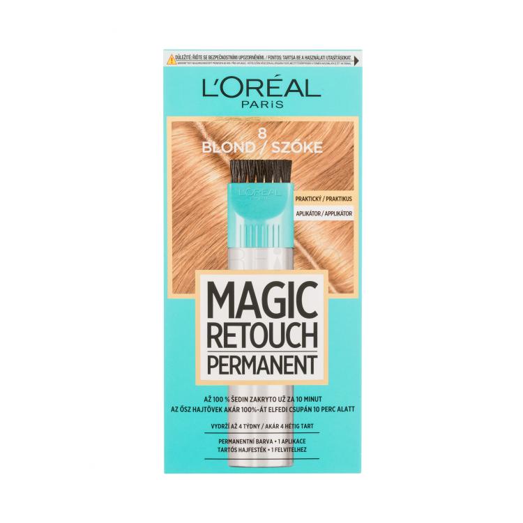 L&#039;Oréal Paris Magic Retouch Permanent Tinta capelli donna 18 ml Tonalità 8 Blond