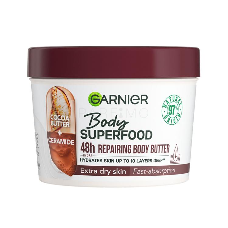 Garnier Body Superfood 48h Repairing Butter Cocoa + Ceramide Burro per il corpo donna 380 ml