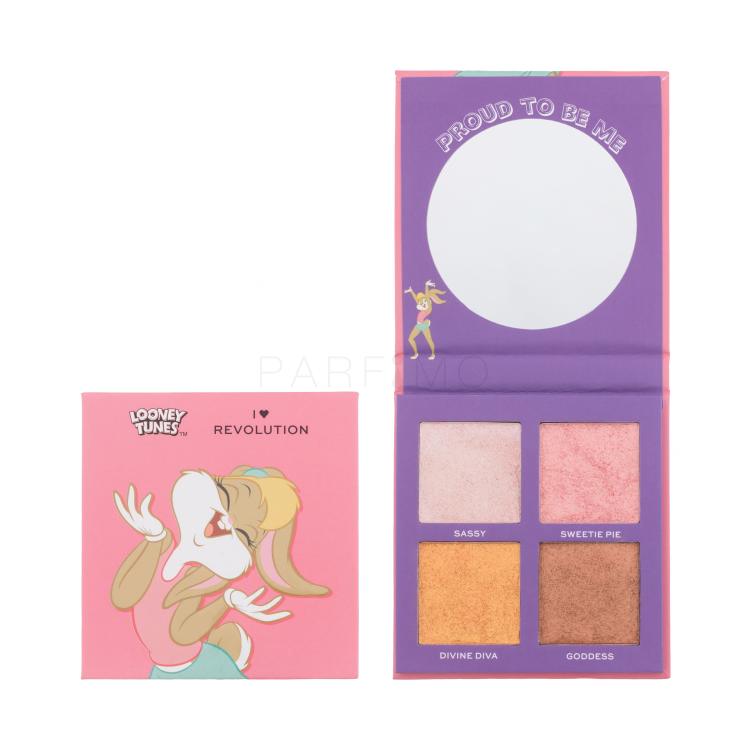 I Heart Revolution Looney Tunes Face Palette Lola Illuminante donna 10 g