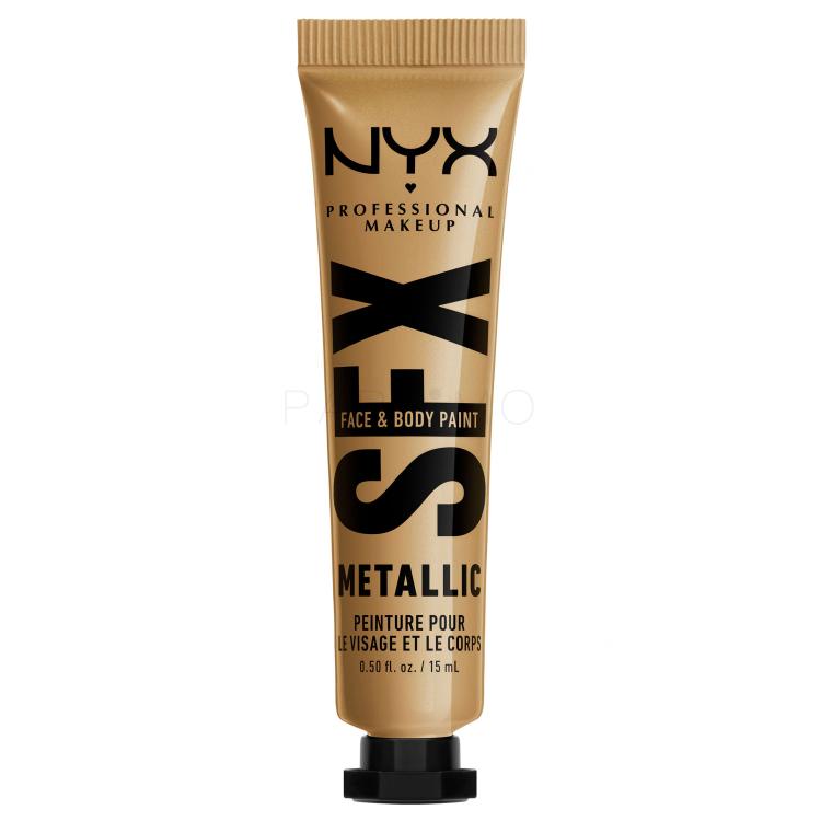 NYX Professional Makeup SFX Face And Body Paint Metallic Fondotinta donna 15 ml Tonalità 05 Gold Dusk
