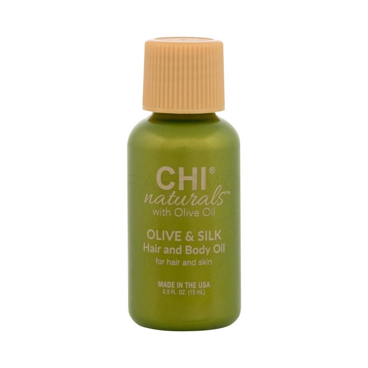 Farouk Systems CHI Olive Organics™ Olive &amp; Silk Hair And Body Oil Olio per capelli donna 15 ml