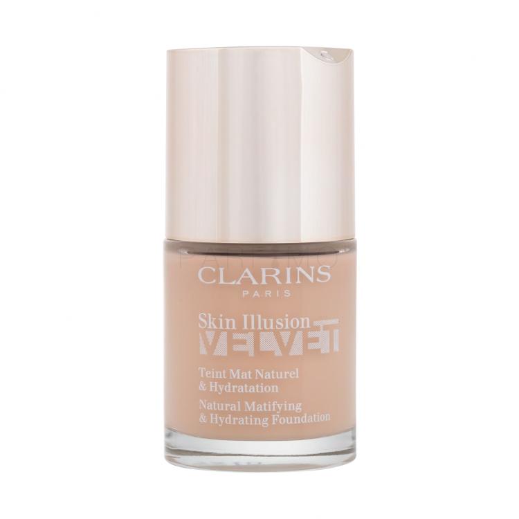 Clarins Skin Illusion Velvet Fondotinta donna 30 ml Tonalità 107C