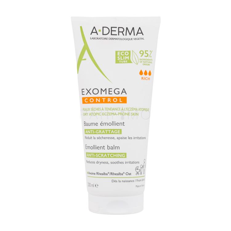 A-Derma Exomega Control Rich Emollient Balm Balsamo per il corpo 200 ml