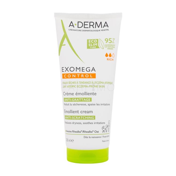 A-Derma Exomega Control Rich Emollient Cream Crema per il corpo 200 ml