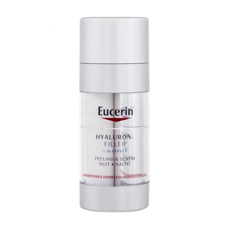 Eucerin Hyaluron-Filler + 3x Effect Night Peeling &amp; Serum Siero per il viso donna 30 ml