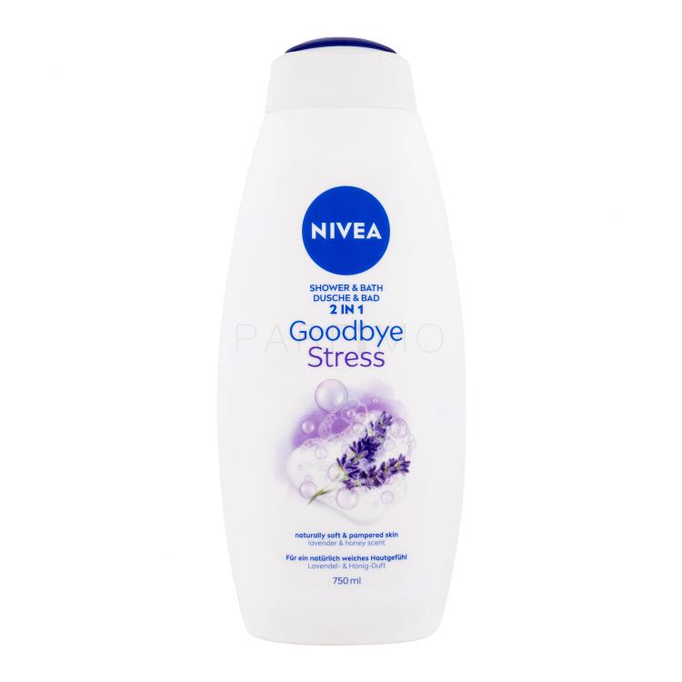 Nivea Goodbye Stress Shower &amp; Bath 2 IN 1 Doccia gel donna 750 ml