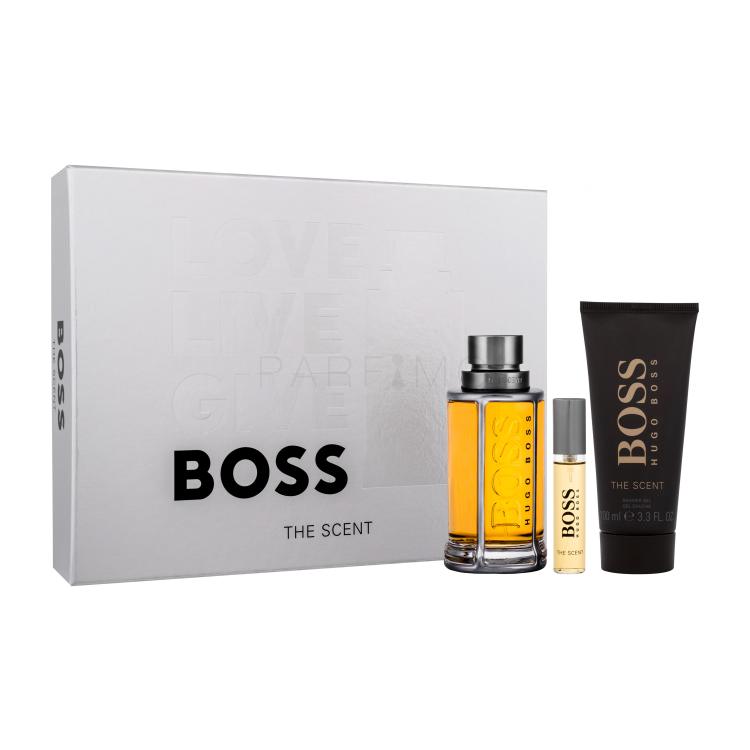 HUGO BOSS Boss The Scent 2015 Pacco regalo eau de toilette 100 ml + eau de toilette 10 ml + gel doccia 100 ml