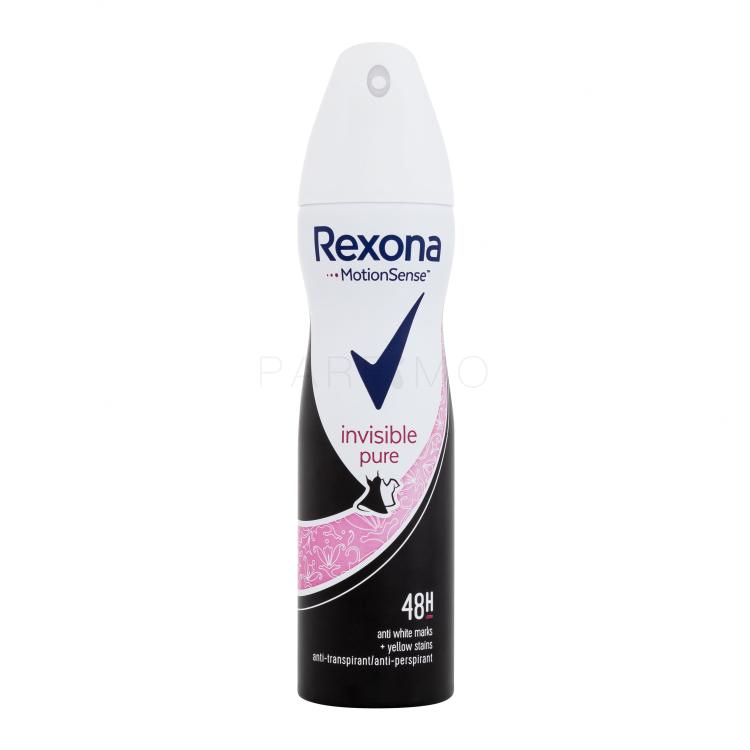 Rexona MotionSense Invisible Pure 48H Antitraspirante donna 150 ml
