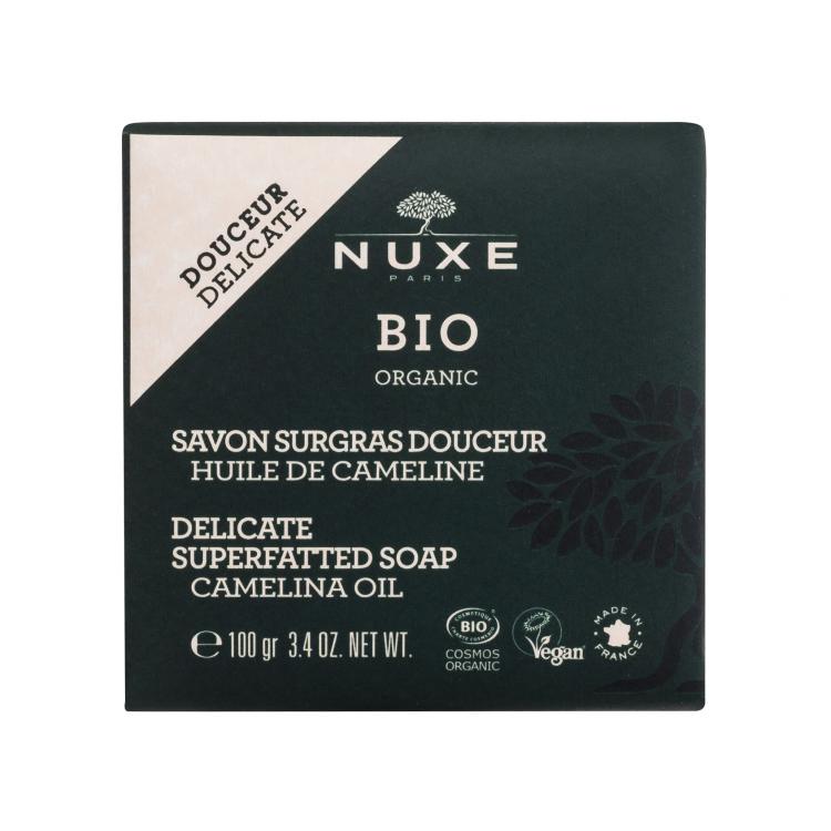 NUXE Bio Organic Delicate Superfatted Soap Camelina Oil Sapone donna 100 g