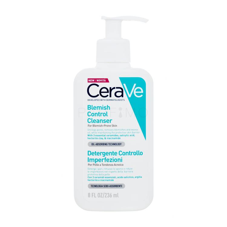 CeraVe Facial Cleansers Blemish Control Cleanser Gel detergente donna 236 ml