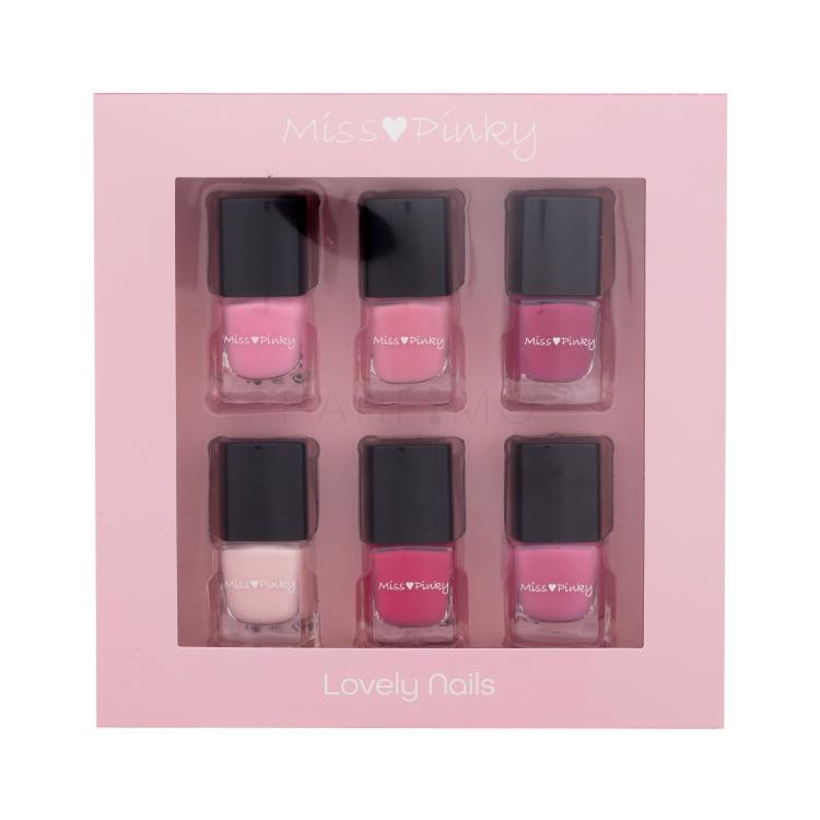 2K Miss Pinky Lovely Nails Pacco regalo smalto per unghie 6 x 5 ml