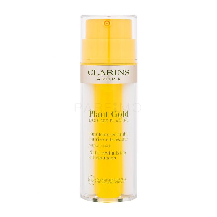 Clarins Aroma Plant Gold Nutri-Revitalizing Oil-Emulsion Crema giorno per il viso donna 35 ml