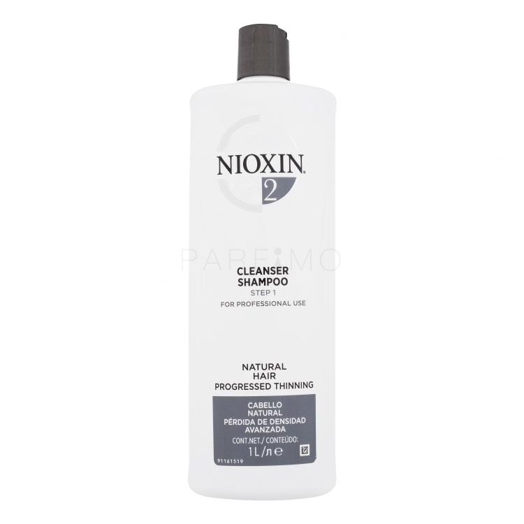 Nioxin System 2 Cleanser Shampoo donna 1000 ml