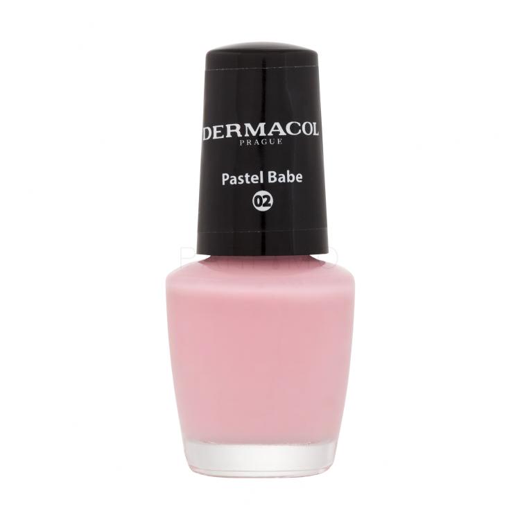 Dermacol Mini Pastel Smalto per le unghie donna 5 ml Tonalità 02 Pastel Babe