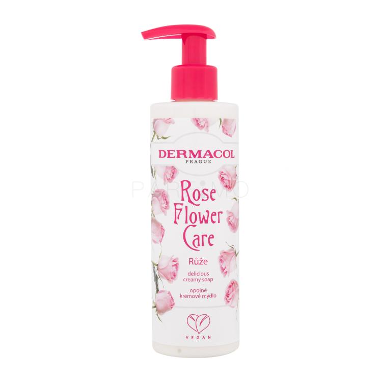 Dermacol Rose Flower Care Creamy Soap Sapone liquido donna 250 ml