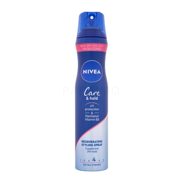 Nivea Care &amp; Hold Regenerating Styling Spray Lacca per capelli donna 250 ml
