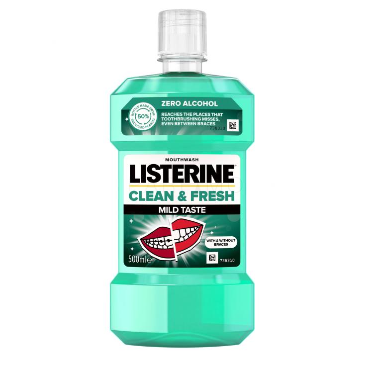 Listerine Clean &amp; Fresh Mild Taste Mouthwash Collutorio 500 ml