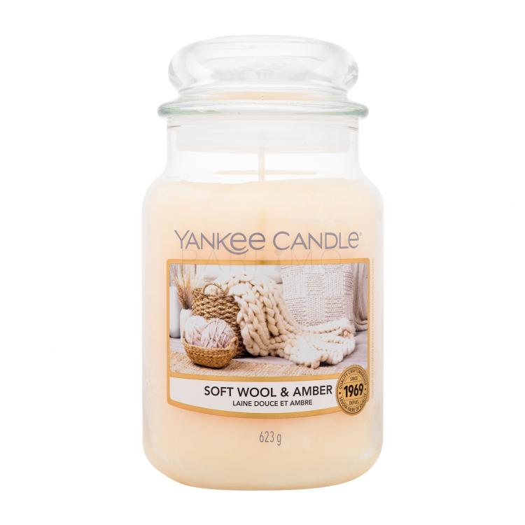 Yankee Candle Soft Wool &amp; Amber Candela profumata 623 g