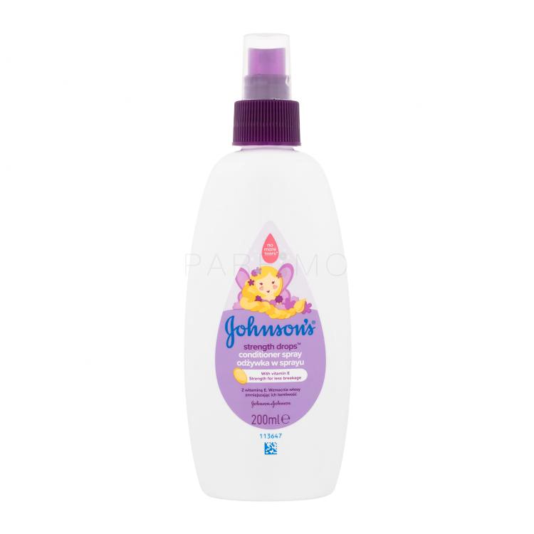 Johnson´s Strength Drops Kids Conditioner Spray Balsamo per capelli bambino 200 ml
