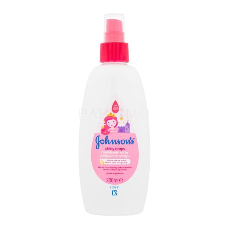 Johnson´s Shiny Drops Kids Conditioner Spray Balsamo per capelli bambino 200 ml
