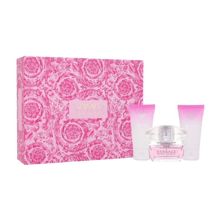 Versace Bright Crystal Pacco regalo eau de toilette 50 ml + crema corpo 50 ml + gel doccia 50 ml