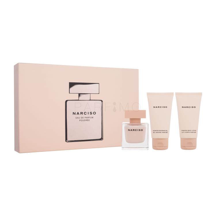 Narciso Rodriguez Narciso Poudrée Pacco regalo eau de parfum 50 ml + crema corpo 50 ml + gel doccia 50 ml