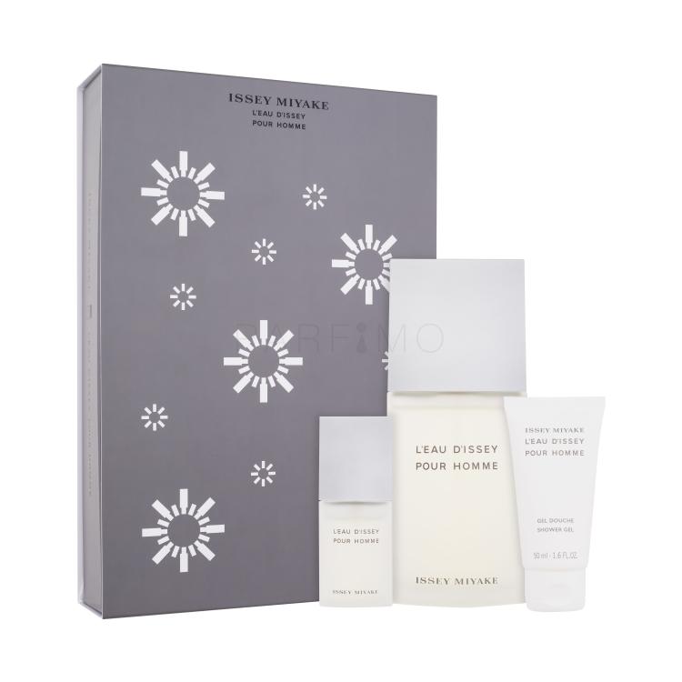 Issey Miyake L´Eau D´Issey Pour Homme Pacco regalo eau de toilette 125 ml + eau de toilette 15 ml + gel doccia 50 ml