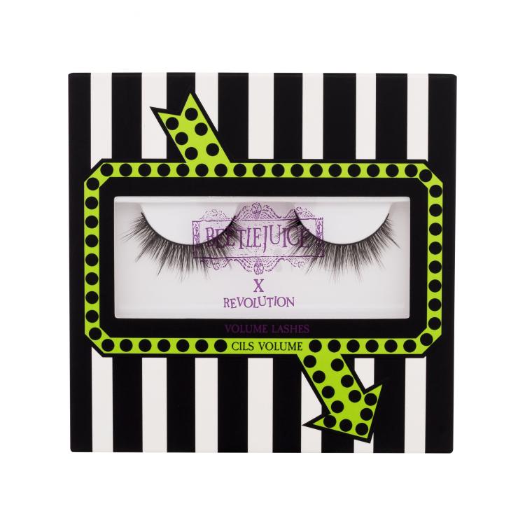 Makeup Revolution London Beetlejuice Volume Lashes Ciglia finte donna 1 pz Tonalità Black