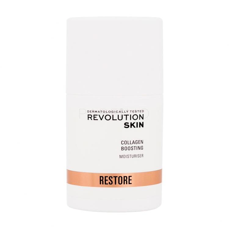 Revolution Skincare Restore Collagen Boosting Moisturiser Crema giorno per il viso donna 50 ml