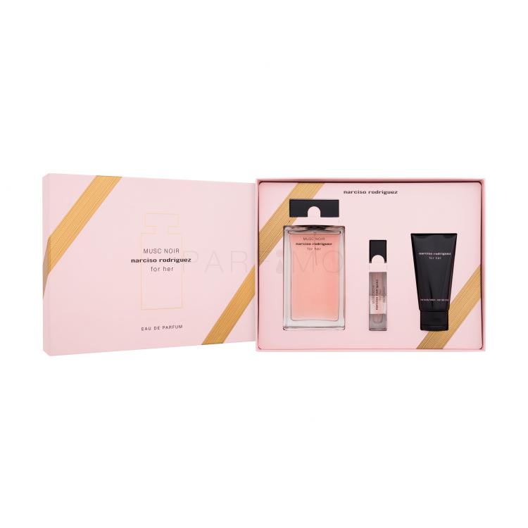 Narciso Rodriguez For Her Musc Noir Pacco regalo eau de parfum 100 ml + crema corpo 50 ml + eau de parfum 10 ml