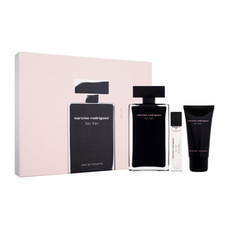 Narciso Rodriguez For Her Pacco regalo eau de toilette 100 ml + crema corpo 50 ml + eau de toilette 10 ml