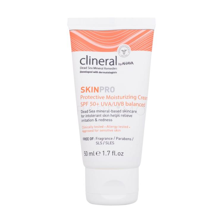AHAVA Clineral SkinPro Protective Moisturizing Cream SPF50+ Crema giorno per il viso 50 ml