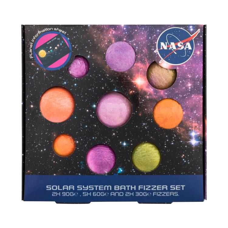 NASA Solar System Bath Fizzer Set Pacco regalo bomba da bagno 2 x 90 g + bomba da bagno 5 x 60 g + bomba da bagno 2 x 30 g