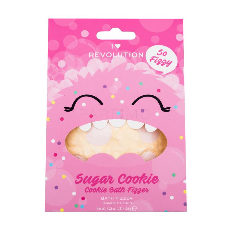 I Heart Revolution Cookie Bath Fizzer Sugar Cookie Bomba da bagno donna 120 g