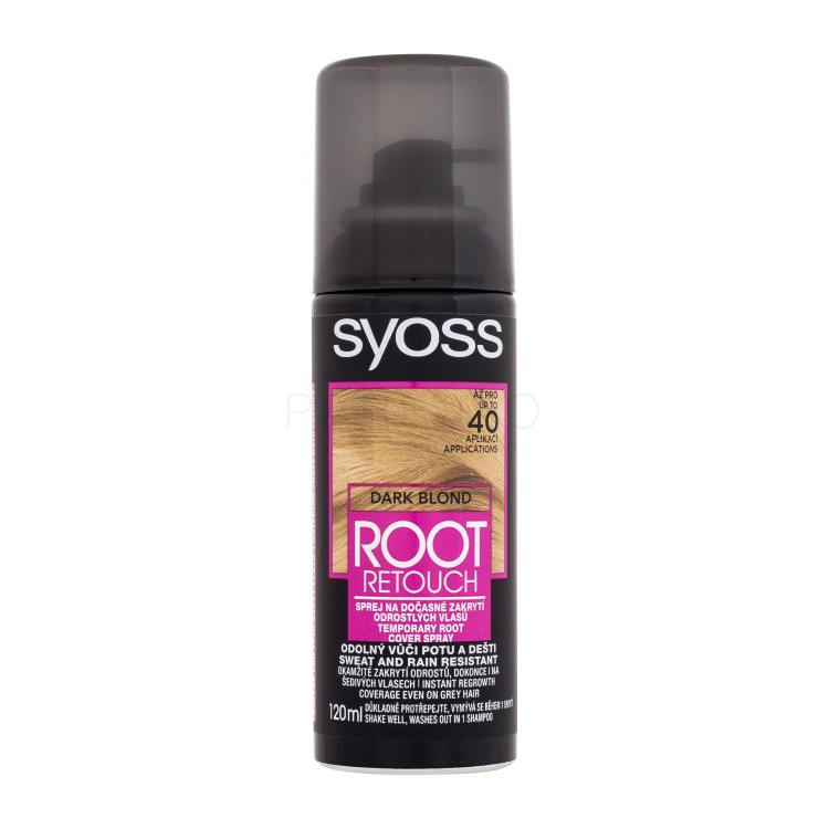 Syoss Root Retoucher Temporary Root Cover Spray Tinta capelli donna 120 ml Tonalità Dark Blond